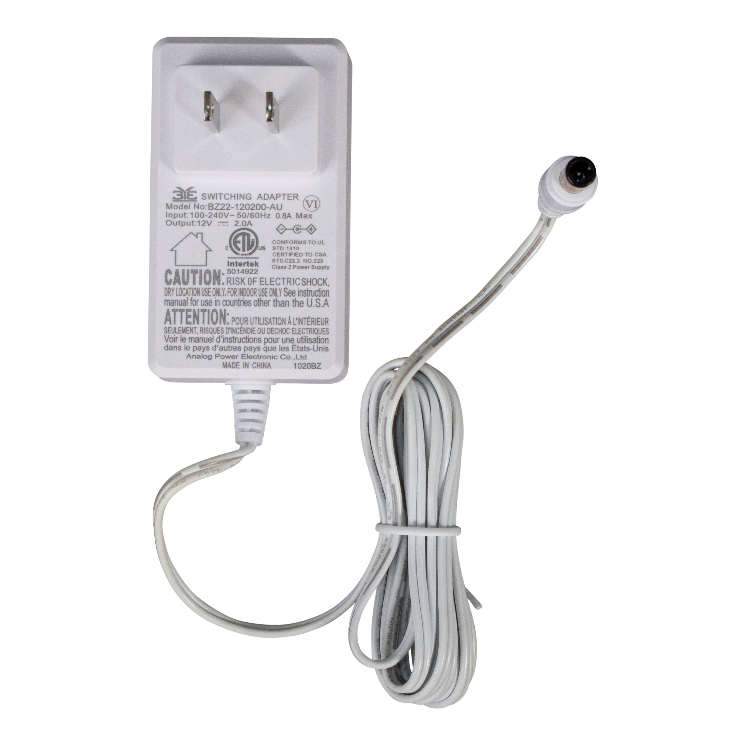 Adapter for OttLite Emerge and Enhance Sanitizing Lamps, and Good Housekeeping Sanitizing Desk Lamp with USB Charging