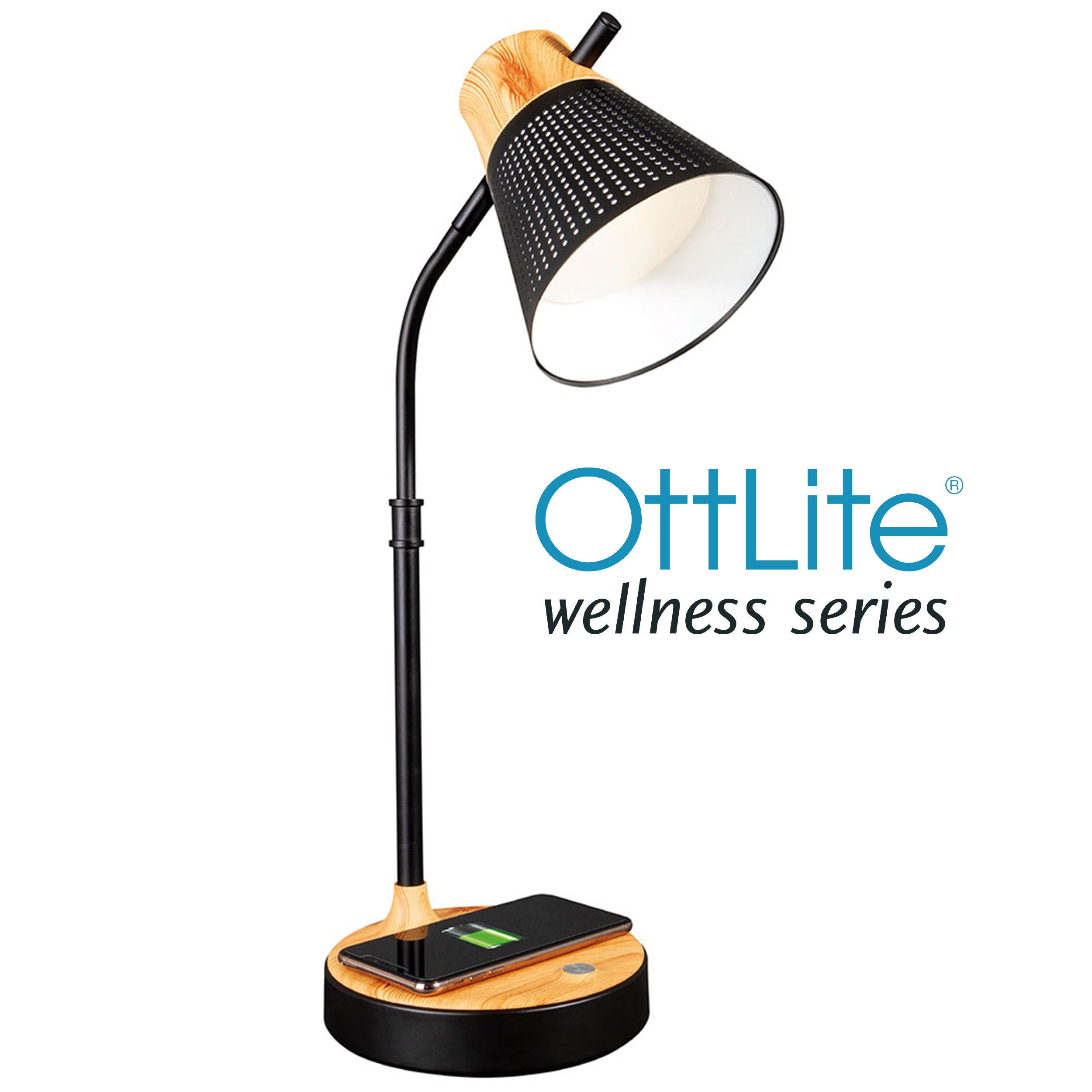 Wireless Charger Executive Led Desk Lamp Ottlite OttLite Wellness