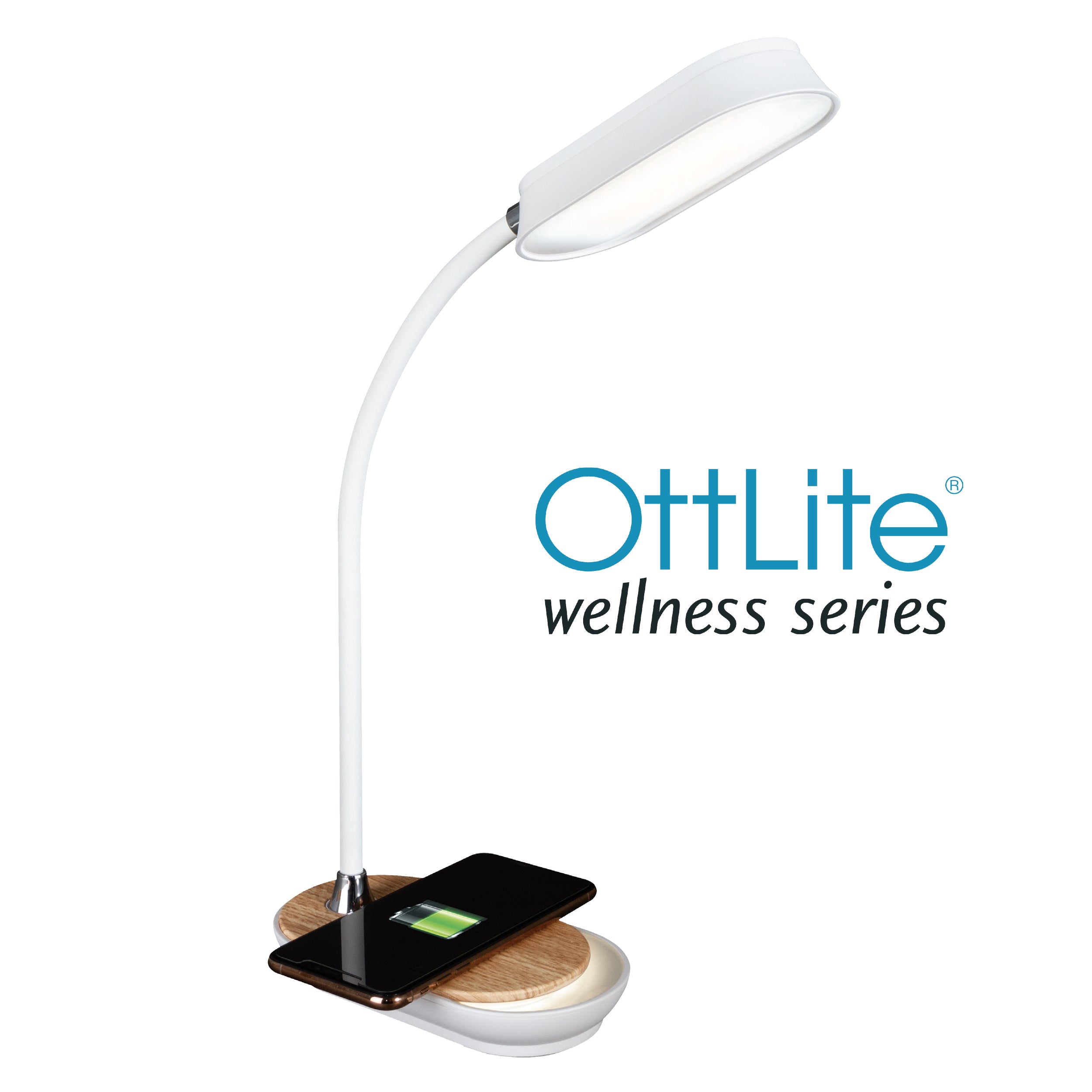Inspire LED Desk Lamp with Wireless Charging