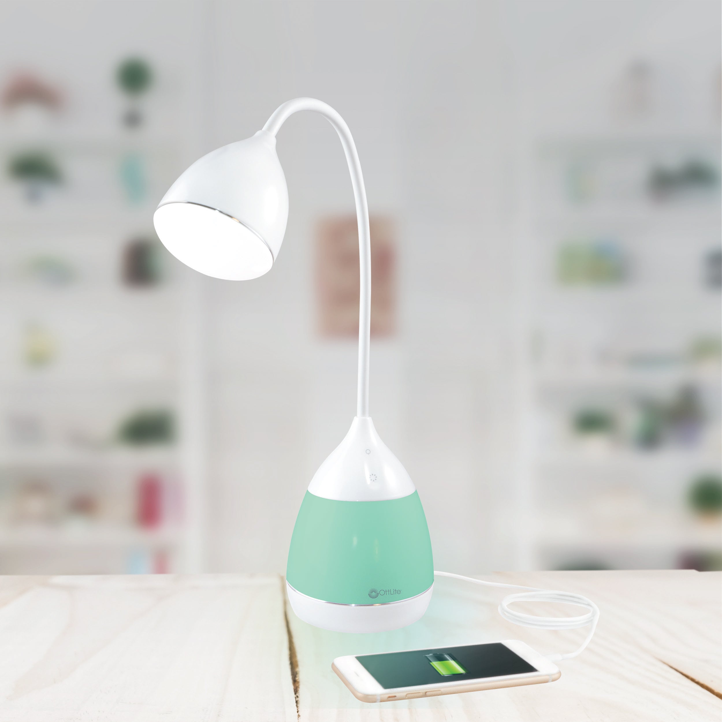 Mood LED Desk Lamp with Color Changing Base