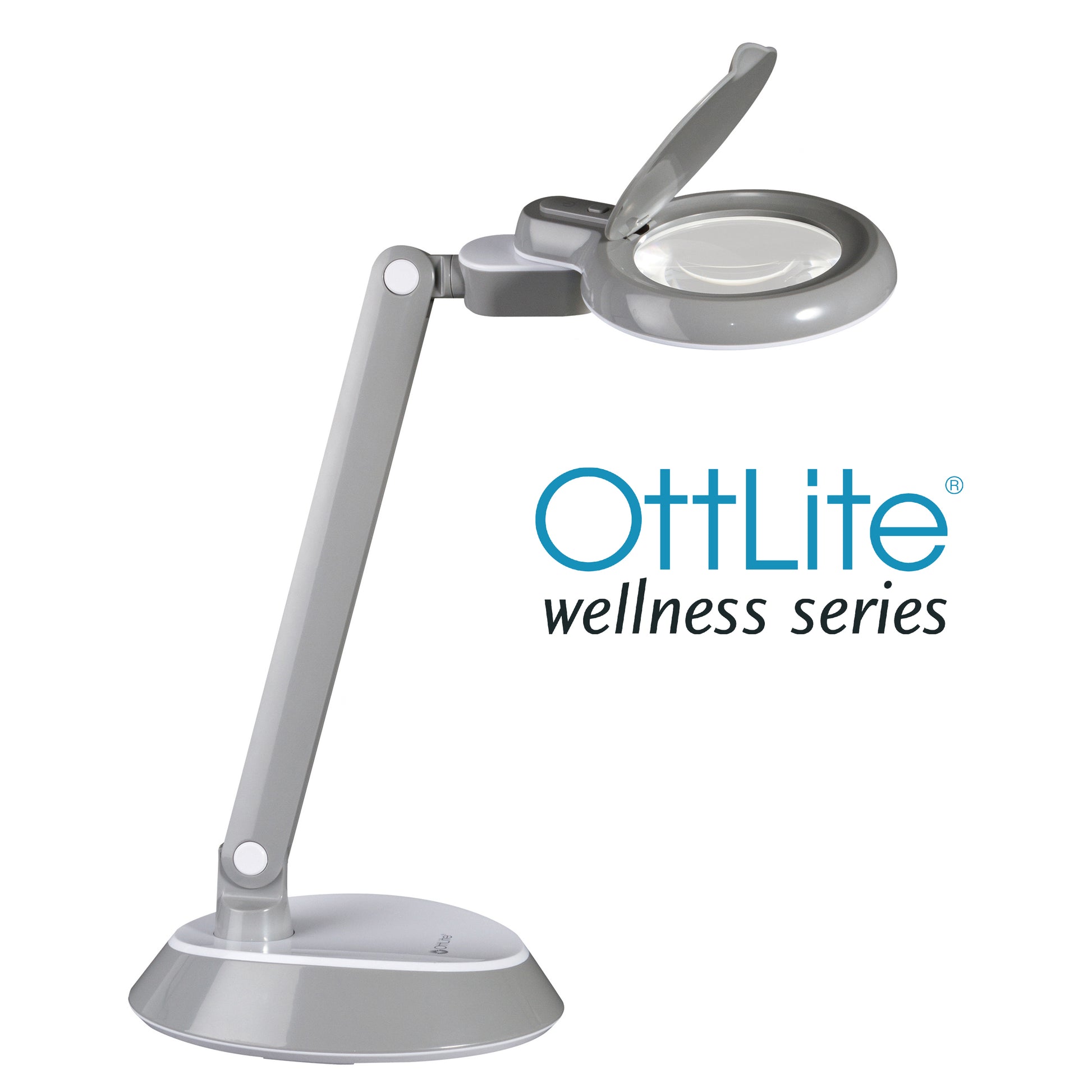 Space-Saving LED Magnifier Desk Lamp - Main Image