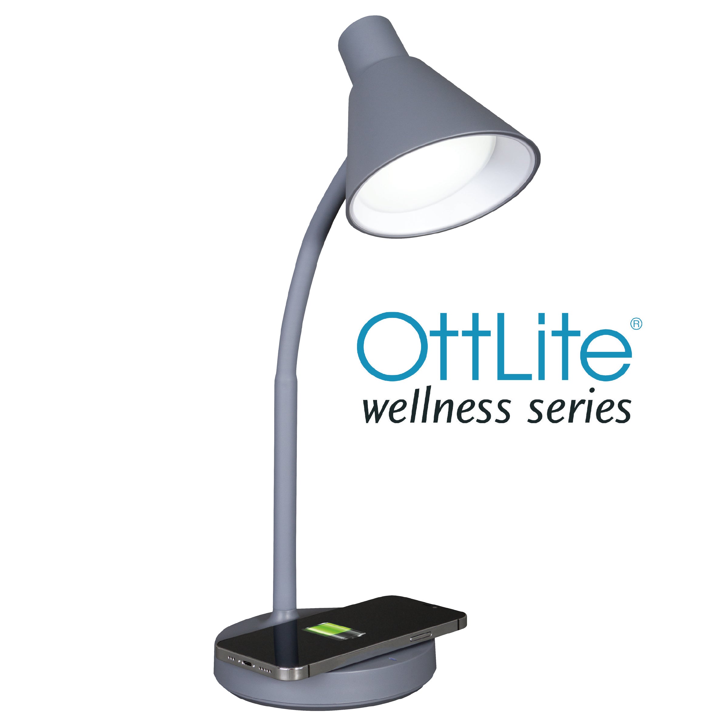 Twist LED Desk Lamp with Wireless Charging
