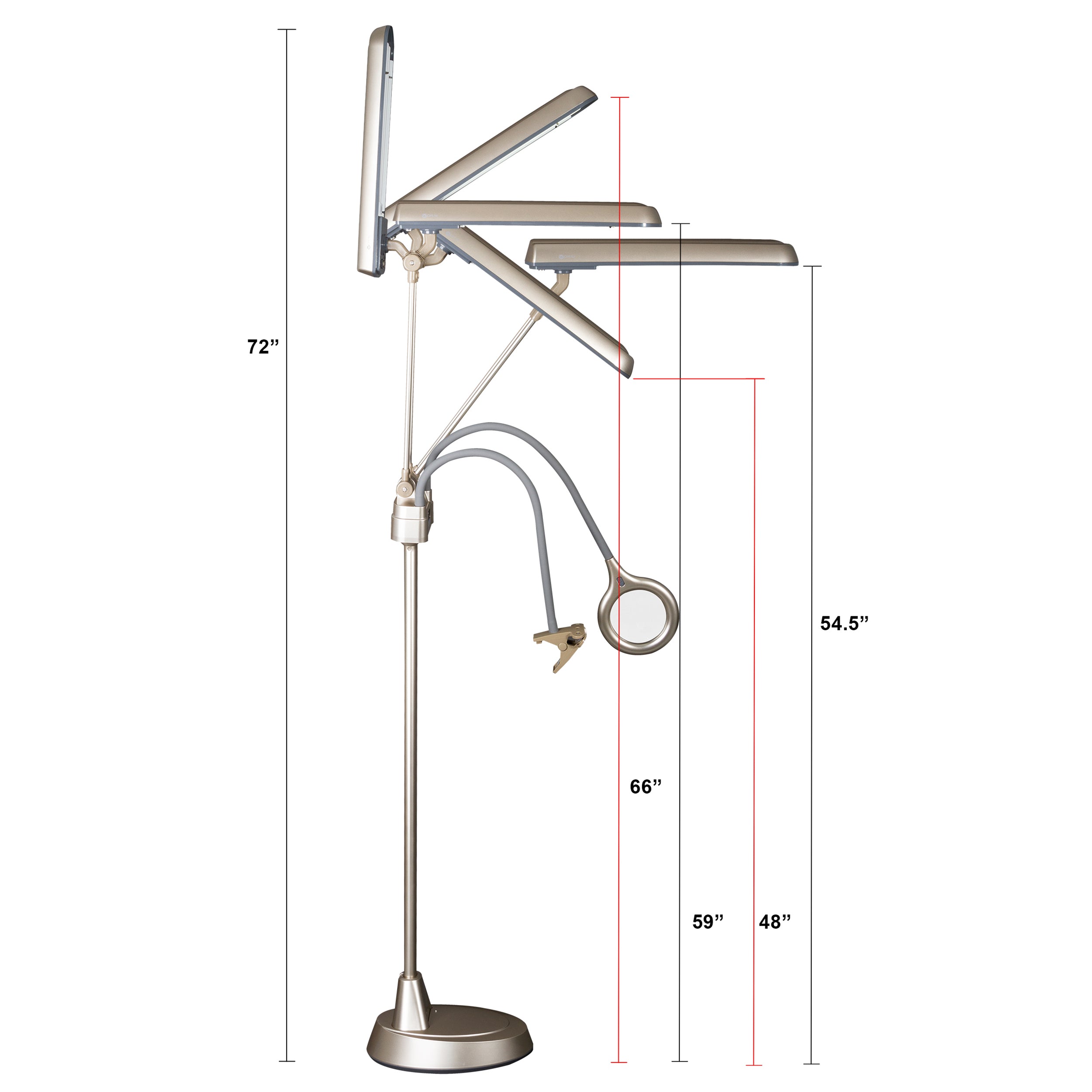OttLite | Ultimate 3-in-1 Craft Floor Lamp | Craft Lamp | Craft Table ...