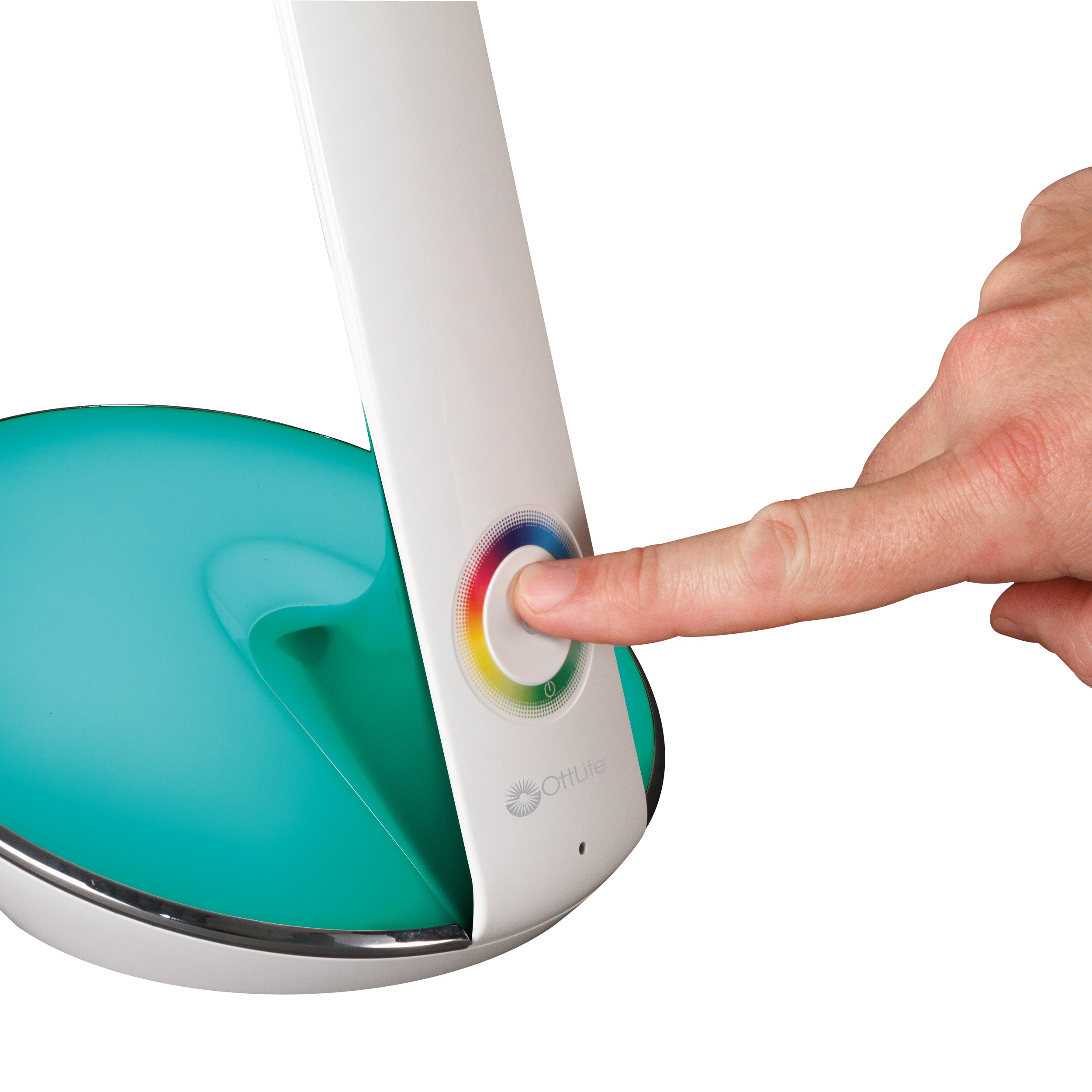 LED Desk Lamp with Color Changing Base and USB